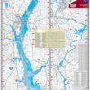 Lake Eufaula / Walter F George Reservoir Waterproof Map #308