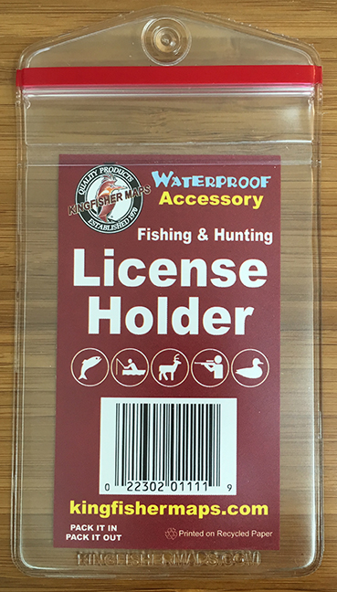 Waterproof License Holder – Kingfisher Maps, Inc.