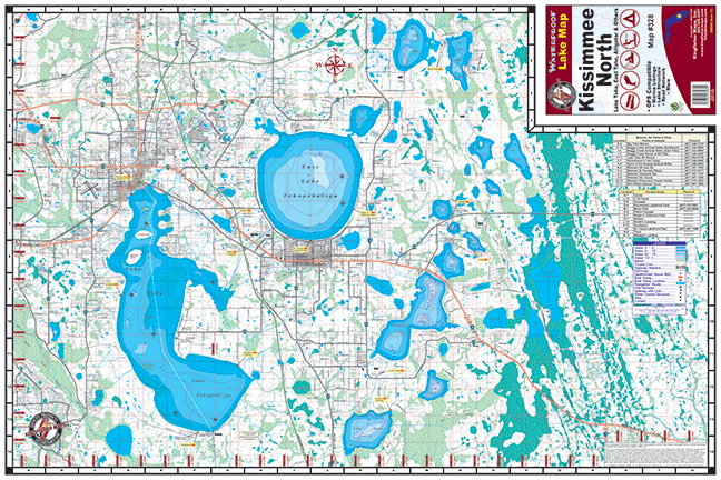 Kissimmee Chain North #328 – 24 PACK – Kingfisher Maps, Inc.