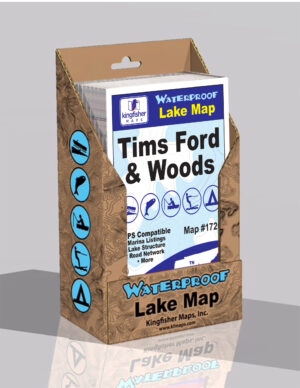 Tims Ford Lake Woods Lake Waterproof Lake Map