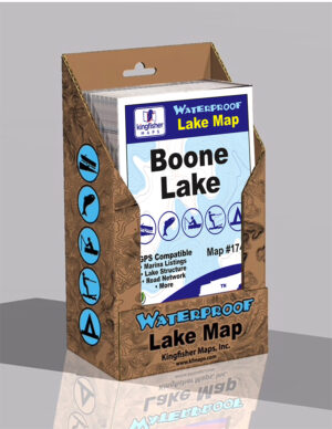 Boone Lake Waterproof Lake Map 1740 Wholesale