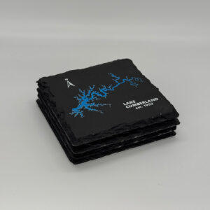 Lake Cumberland Slate Coaster Set
