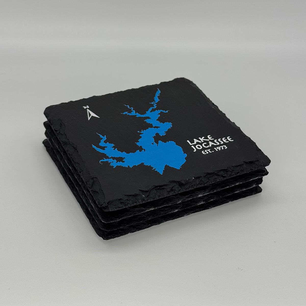 Set of Lake Jocassee Slate Coasters