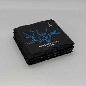 Set of Lewis Smith Lake Slate Coasters