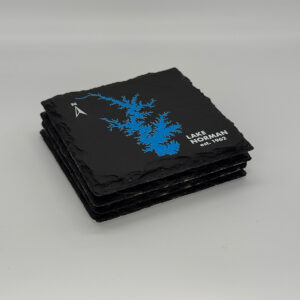 Set of Lake Norman Slate Coasters