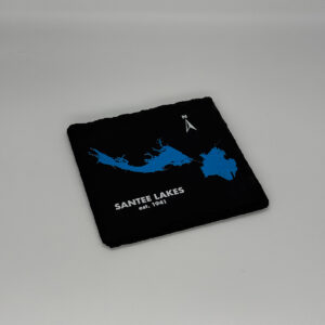 Single Lake Marion and Lake Moultrie Slate Coaster