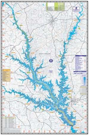 Lake Russell and Lake Secession Poster P325