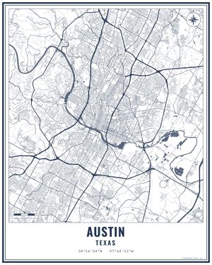Austin, TX 8x10