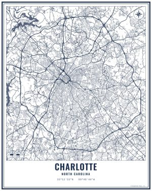Charlotte, NC 8x10