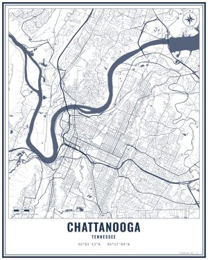 Chattanooga, TN 8x10