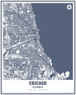 Chicago, IL 8x10