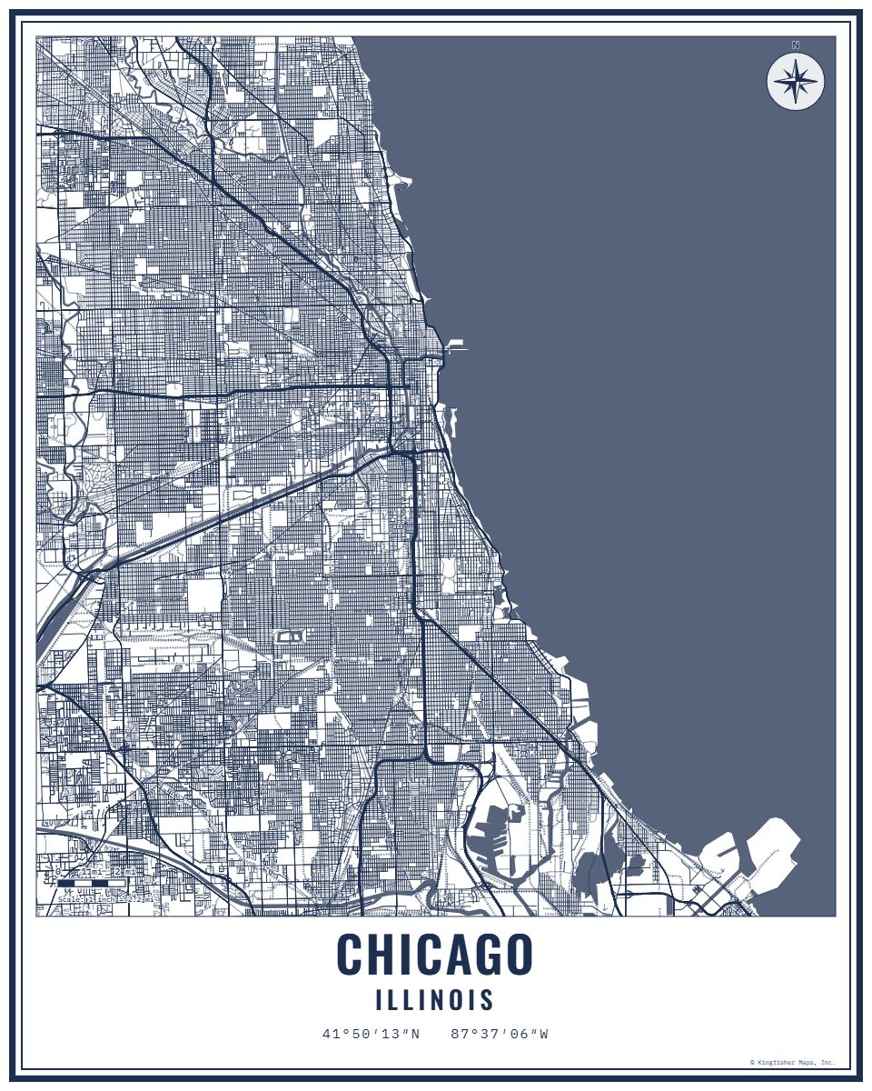 Chicago, IL 8x10