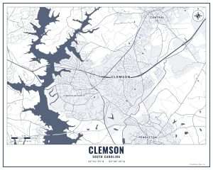 Clemson 8x10