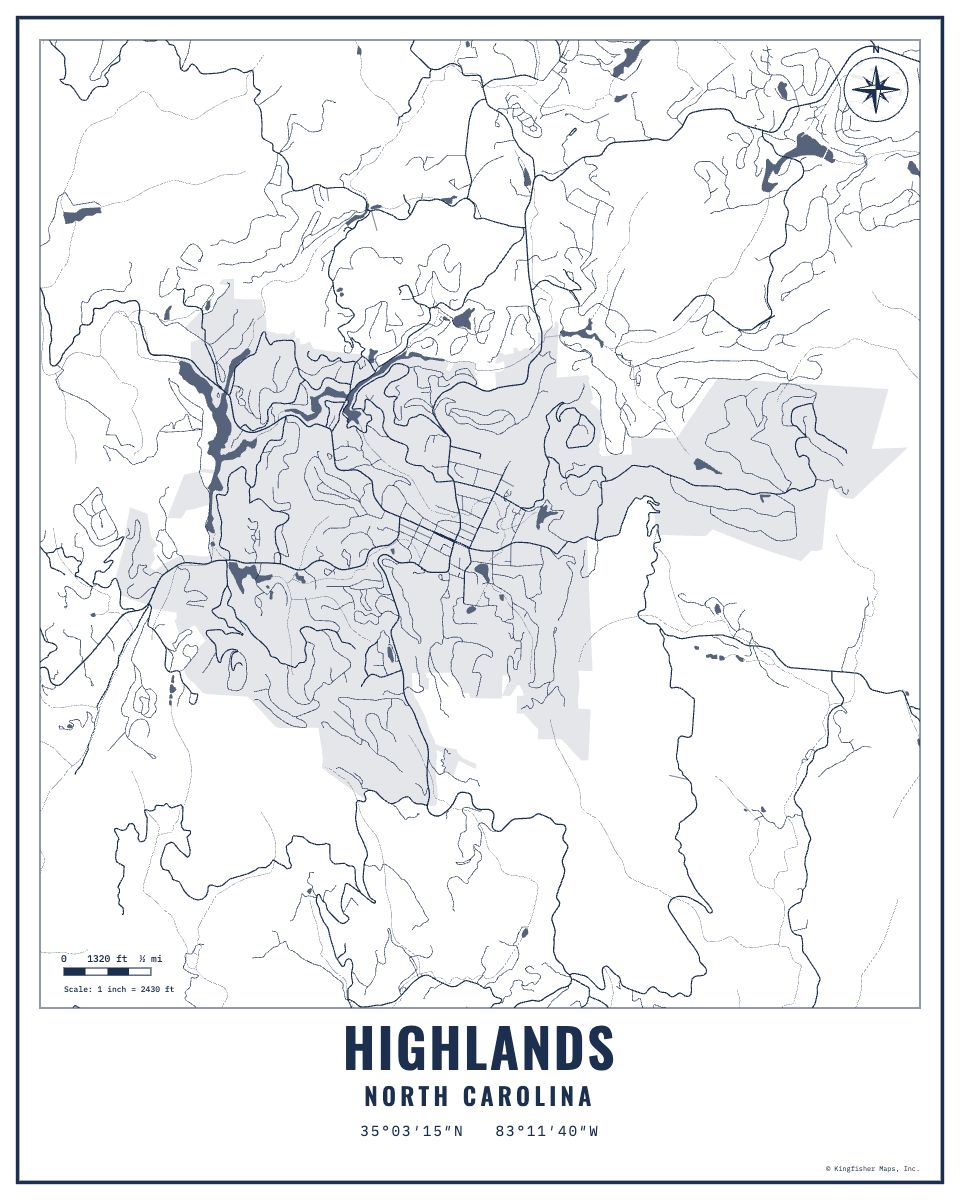 Highlands, NC 8x10