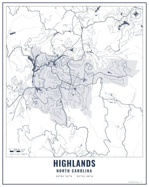 Highlands, NC 8x10