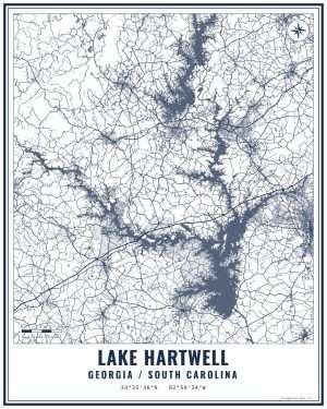 Lake Hartwell 8x10