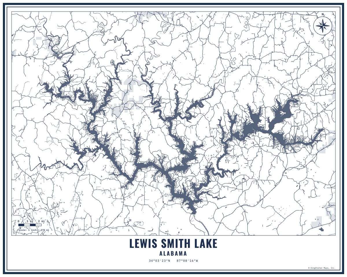 Lewis Smith Lake 8x10