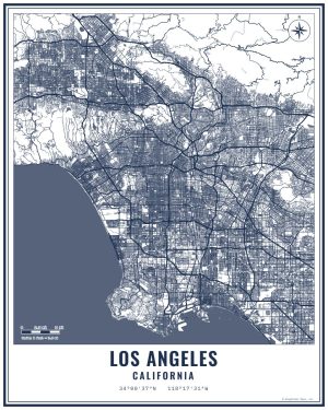 Los Angeles, CA 8x10