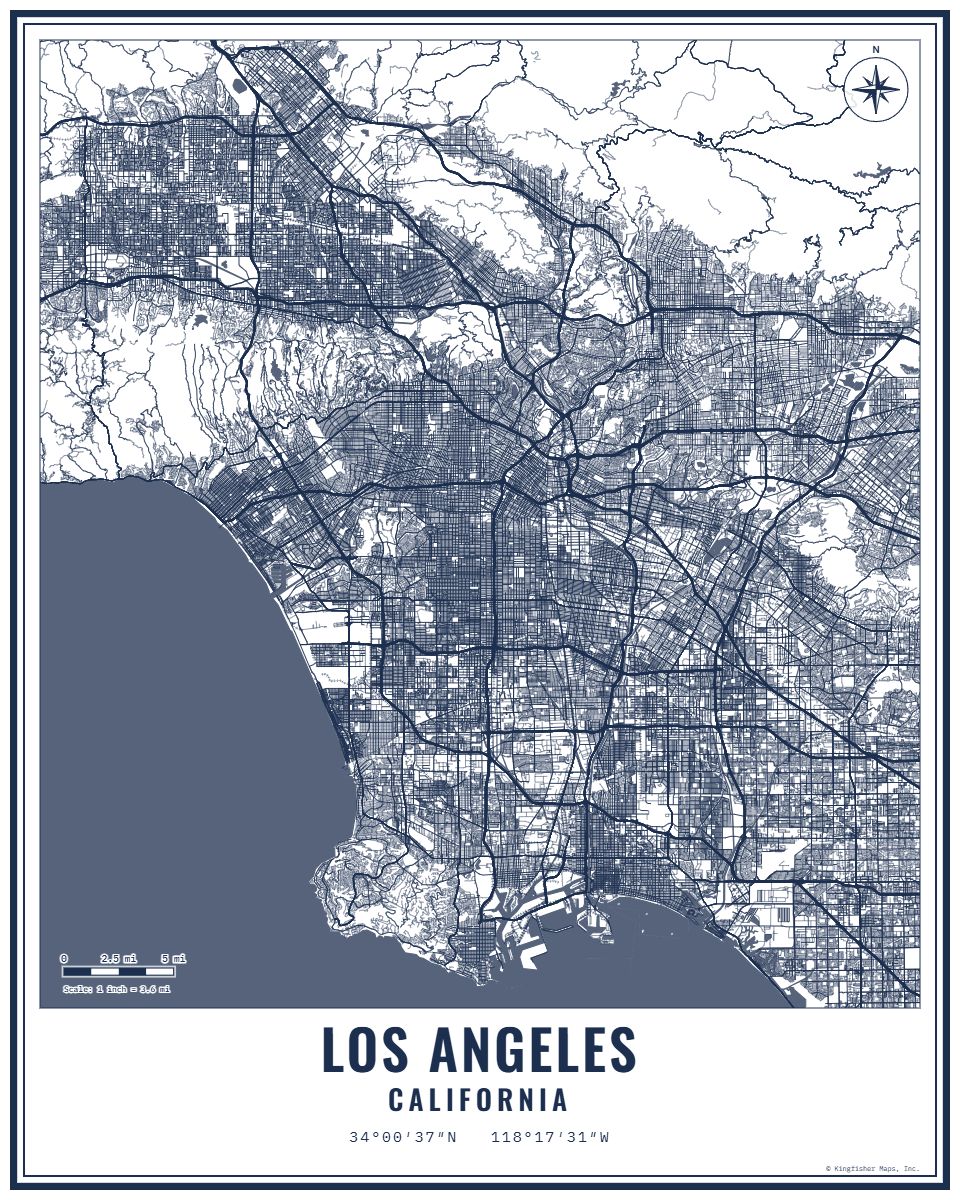 Los Angeles, CA 8x10
