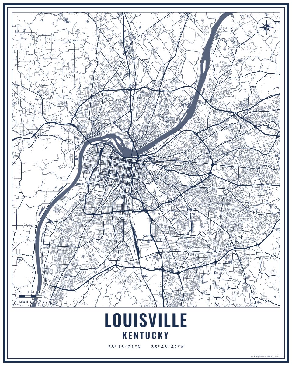 Louisville, KY 8x10