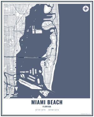 Miami Beach, FL 8x10