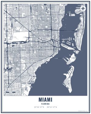 Miami, FL 8x10