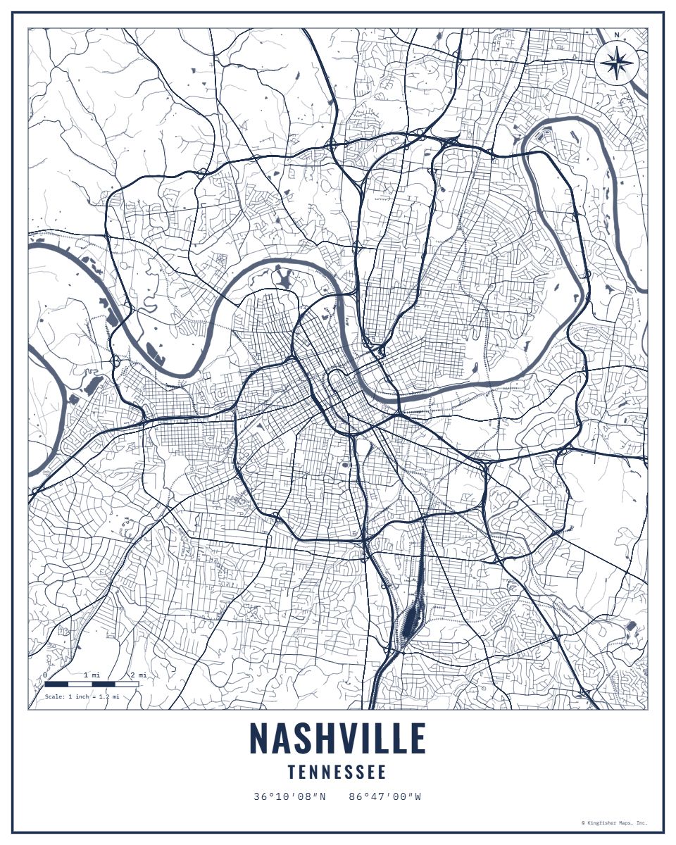 Nashville, TN 8x10