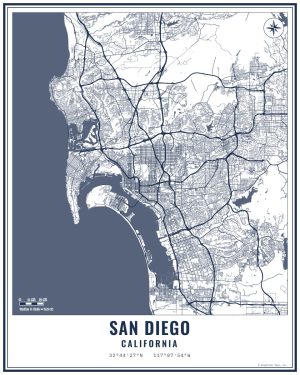 San Diego, CA 8x10
