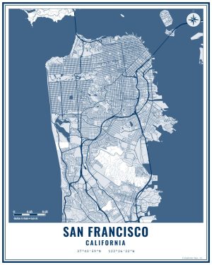 San Francisco, CA 8x10