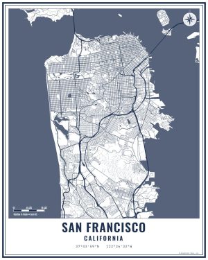 San Francisco, CA 8x10