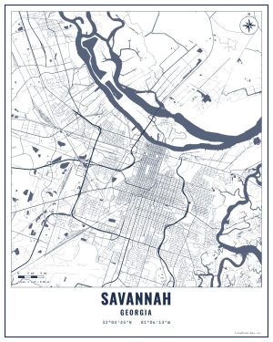 Savannah, GA 8x10