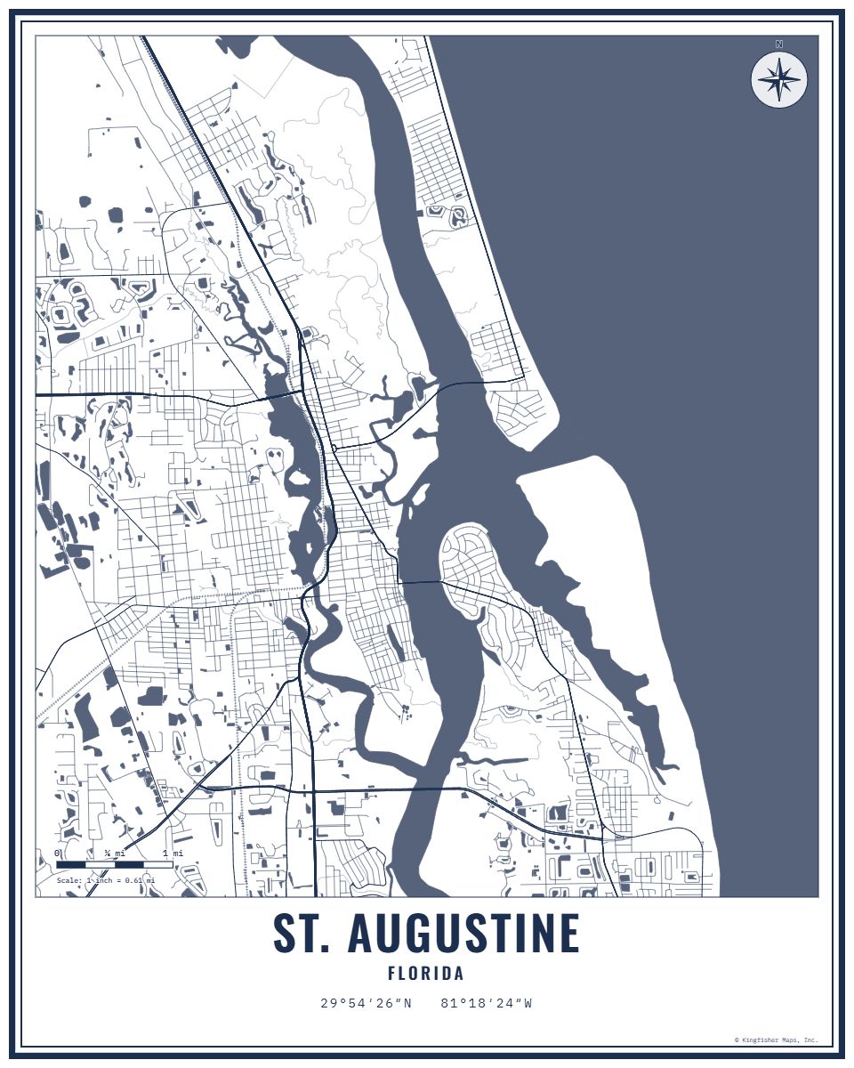 St. Augustine, FL 8x10