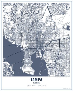 Tampa, FL 8x10