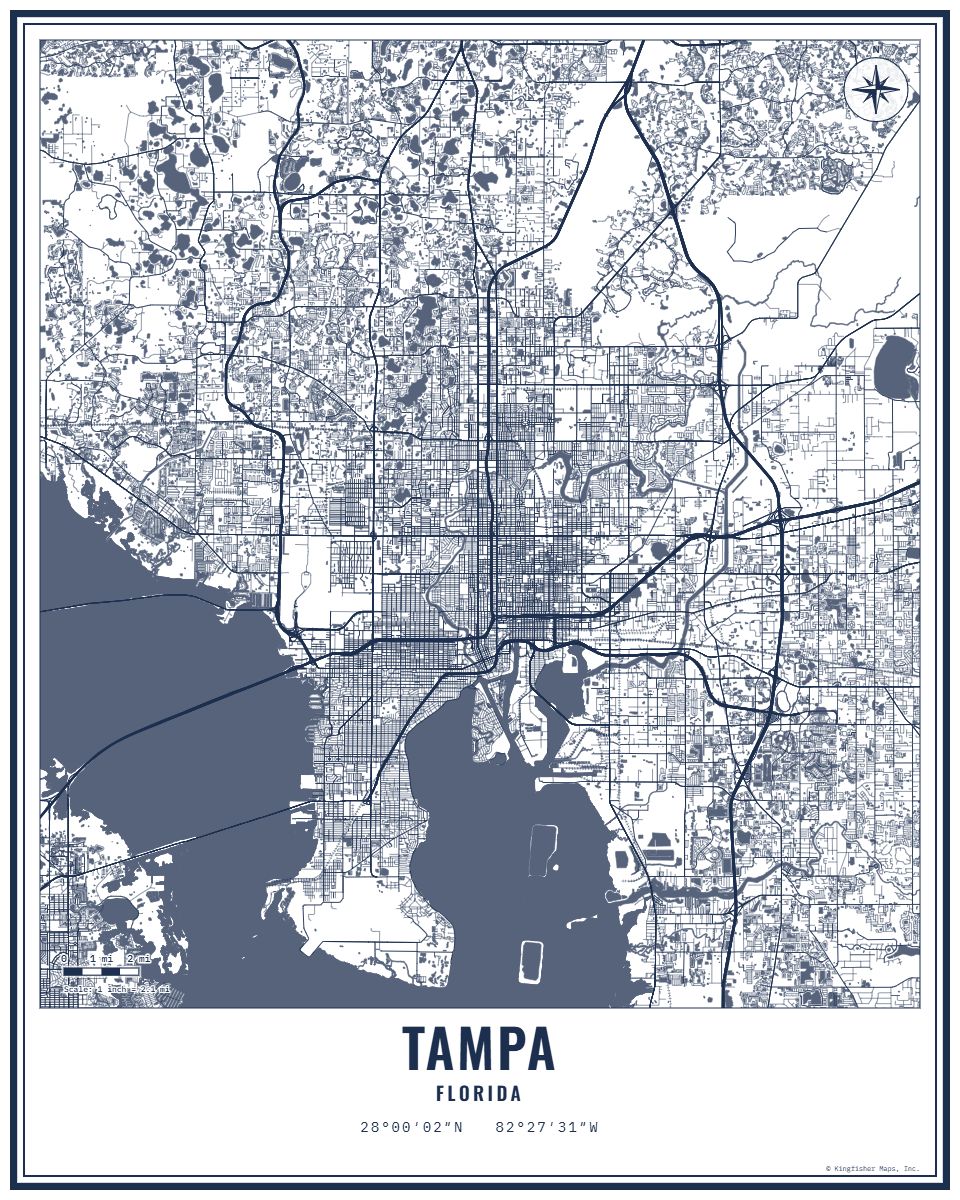 Tampa, FL 8x10